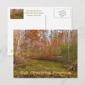 POSTALE CARTE POSTALE, OUVRAGES DE CHÊNE PRÉSERVATION, PAR (Devant / Derrière)