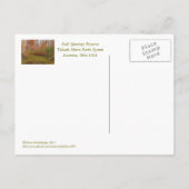 POSTALE CARTE POSTALE, OUVRAGES DE CHÊNE PRÉSERVATION, PAR (Dos)