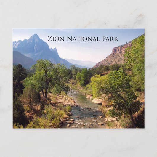 Postale Carte postale:  Parc national de Zion, Utah (Devant)