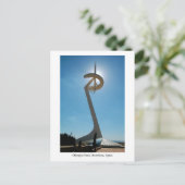 Postale Carte postale, parc olympique, Barcelone, Espagne, (Debout devant)