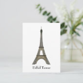Postale Carte postale: Paris : Tour Eiffel (Debout devant)