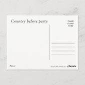 Postale Carte postale: Pays Avant Partie (Dos)