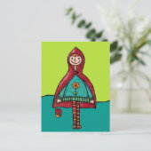 Postale Carte postale, Petit Chaperon Rouge mignon (Debout devant)