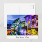 Postale Carte postale, Petite Venise à Colmar (Devant / Derrière)