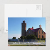 Postale Carte postale/Phare de Mackinac (Devant / Derrière)