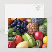 Postale Carte postale, photo de fruits mélangés (Devant / Derrière)