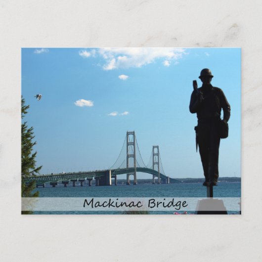 Postale Carte postale/Pont Mackinac (Devant)