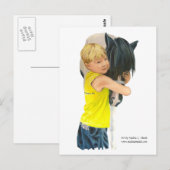 Postale Carte postale, Pony Love (Devant / Derrière)