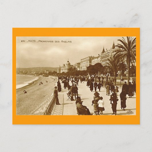 Postale Carte postale, Promenade des Anglais, Nice (Devant)
