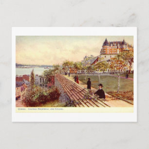 Postale Carte postale, Québec, Château Frontenac