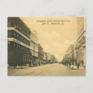 Postale Carte postale, Savannah, Géorgie, États-Unis