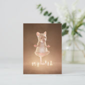 Postale Carte postale: "Souris de Yoga" (Debout devant)