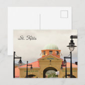 Postale Carte postale, St. Kitts (Devant / Derrière)