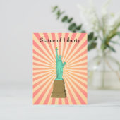 Postale Carte postale: Statue de la Liberté (Debout devant)