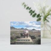 Postale Carte postale: Statue de l'Ours de Los Osos (Debout devant)