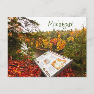 POSTALE CARTE POSTALE, TAHQUAMENON FALLS STAPARK, MICHIGAN