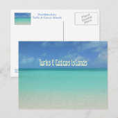 Postale carte postale, "TURKS & CAICOS ISLANDS" (Devant / Derrière)