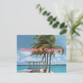 Postale carte postale, TURKS & CAICOS ISLANDS/PALMIER, PIE (Debout devant)