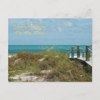 Postale carte postale/TURKS ET CAICOS À L'ESPRIT/PAYSAGE M