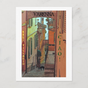 Postale carte postale/VARENNA, ITALIE/BEAU VILLAGE/CIAO !