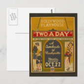 Postale Carte postale-WPA-Cavalcade de Vaudeville (Devant / Derrière)