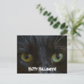 Postale Carte postale: Yeux de chat noir (Debout devant)