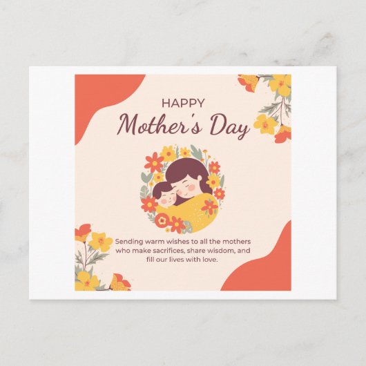 Postale Carte postaleSweet Greenery Carte photo de la fête (Devant)