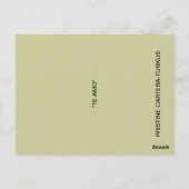 POSTALE CARTE POSTCARD MARIAGE (Dos)