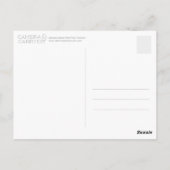 Postale CARTE POSTCARD pour bateaux à queue longue (Dos)