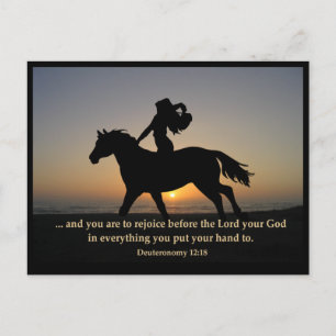 Postale CARTE POSTCARD Sunset Ride
