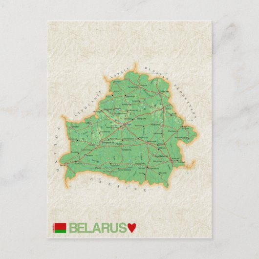 Postale CARTE POSTCARDS ♥ Belarus (Devant)