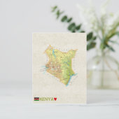 Postale CARTE POSTCARDS ♥ Kenya (Debout devant)