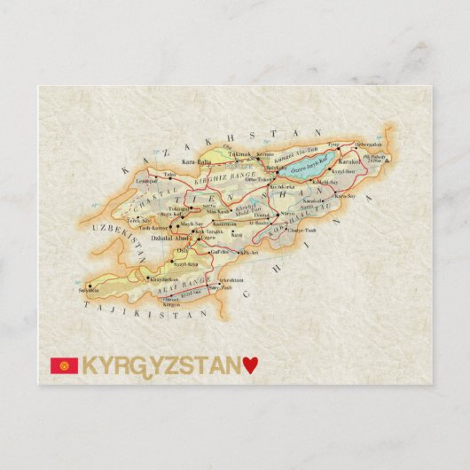 Postale CARTE POSTCARDS ♥ Kirghizistan (Devant)
