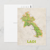 Postale CARTE POSTCARDS ♥ Laos (Devant / Derrière)