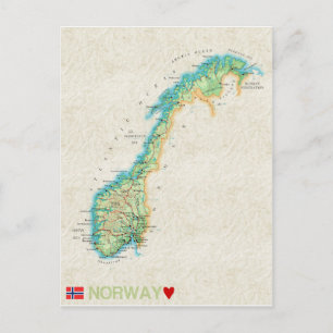 Postale CARTE POSTCARDS ♥ Norvège