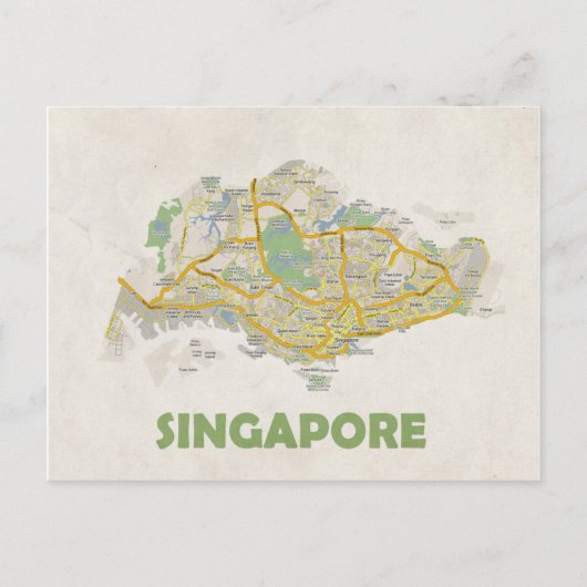 Postale CARTE POSTCARDS ♥ Singapour (Devant)