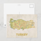 Postale CARTE POSTCARDS ♥ Turquie (Devant / Derrière)