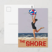 Postale Carte Poster Shore Vintage Style (Devant / Derrière)