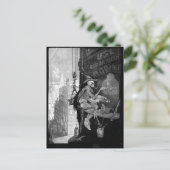 Postale Carte postérieure à l'advertising (Debout devant)