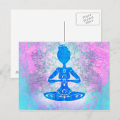 Postale Carte postérieure au yoga (Devant / Derrière)