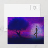 Postale Carte postérieure au yoga (Devant / Derrière)