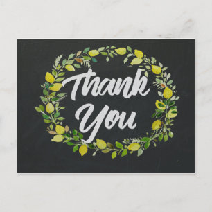 Postale Carte Pot Merci Chalkboard