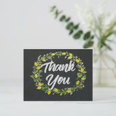 Postale Carte Pot Merci Chalkboard (Debout devant)