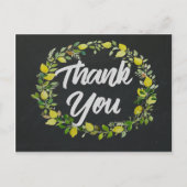 Postale Carte Pot Merci Chalkboard (Devant)