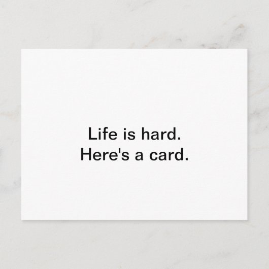 Postale Carte pour aider un être aimé à travers un patch r (Devant)