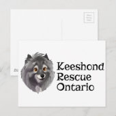 Postale Carte pour notes KRO (Devant / Derrière)