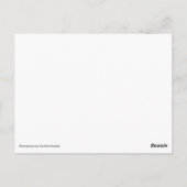 Postale Carte pour notes vierge léger le soir (Dos)