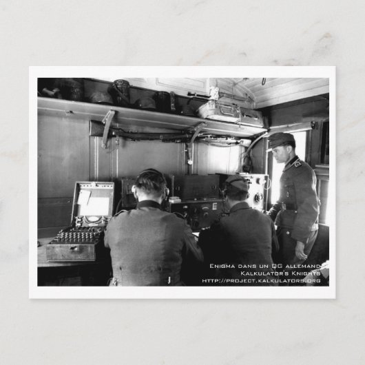 Postale Carte QG Enigma (Devant)