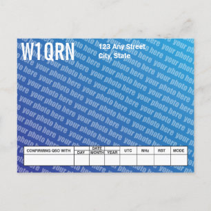 Postale Carte QSL Ajouter votre propre photo