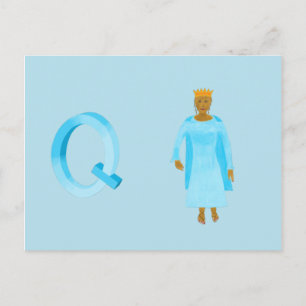 Postale Carte Queen